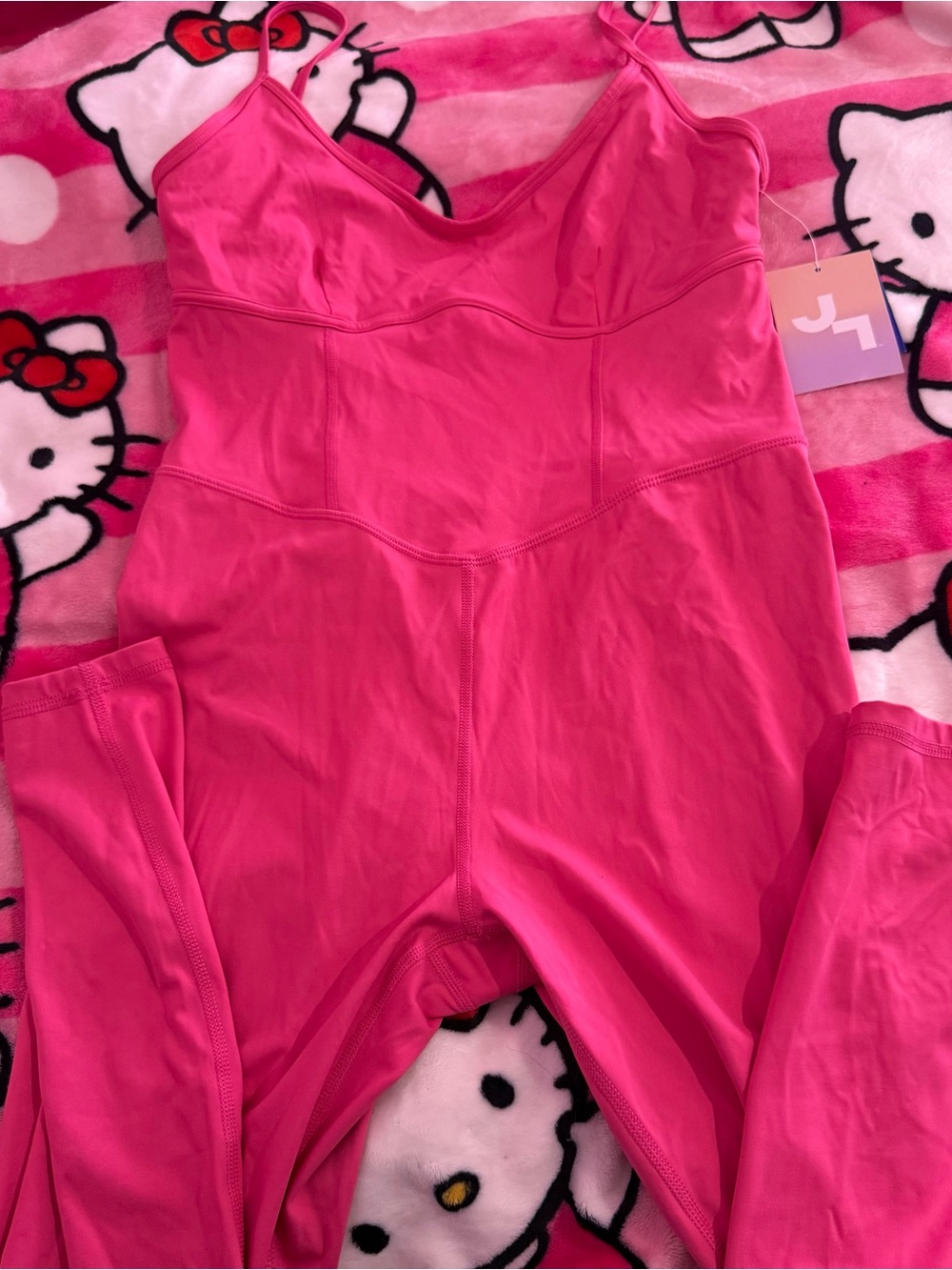 JoyLab Hot Pink Shapewear Jumpsuit